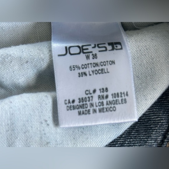 Joe's Jeans Mens 36x32 Slim Straight Leg Blue Dark Wash - Picture 5 of 5